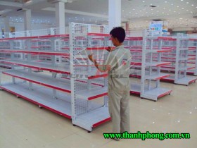 Kệ siêu thị kép lưới đan - Nukirack - Công Ty TNHH SX Và TM Thành Phong